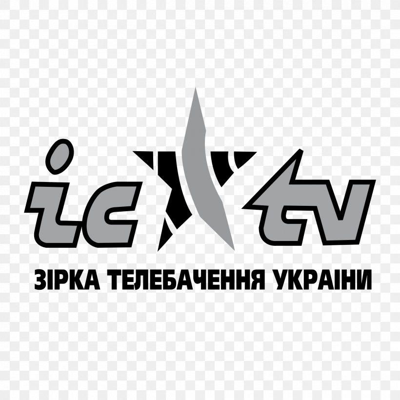 Logo Ukraine Television Vector Graphics ICTV, PNG, 2400x2400px, Logo, Area, Black, Black And White, Brand Download Free