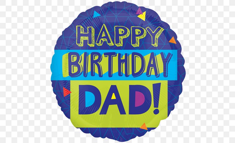 Balloon Birthday Father Gift Child, PNG, 500x500px, Balloon, Anniversary, Area, Balloon Light, Birthday Download Free
