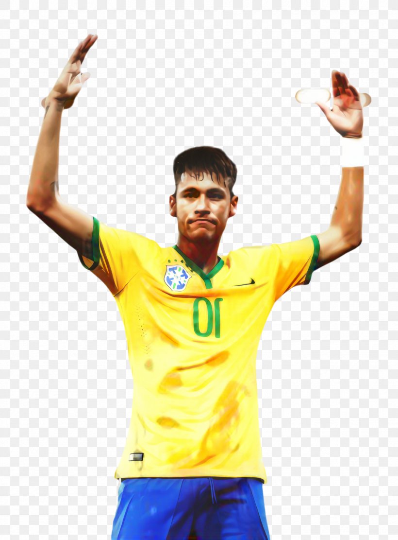 Cartoon Football, PNG, 1716x2327px, Neymar, Brazil, Cheering, Football Player, Footballer Download Free