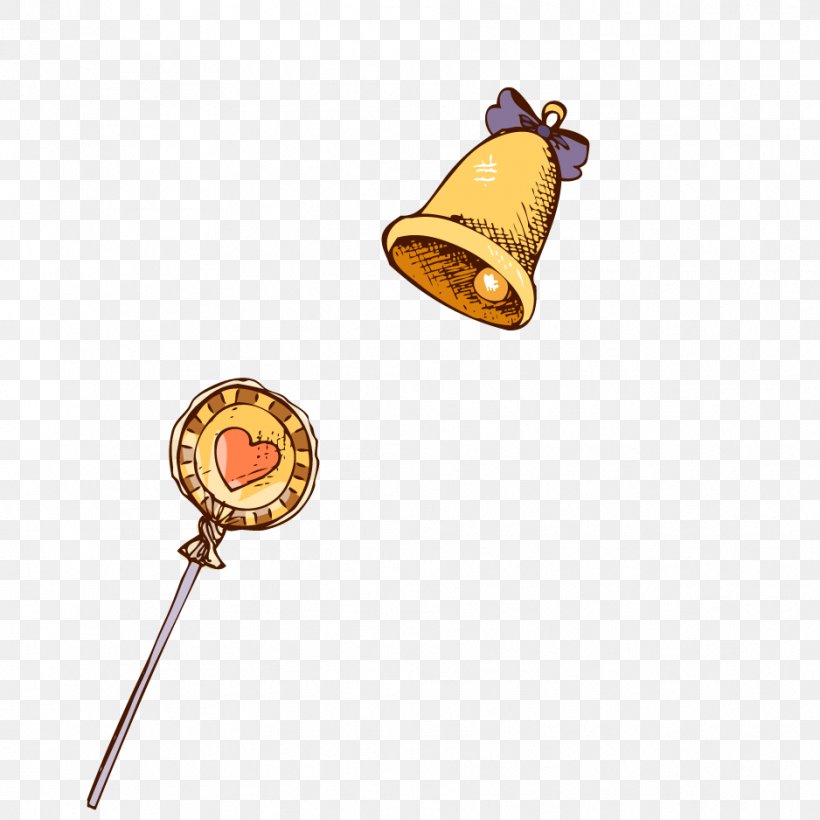 Drawing Illustration, PNG, 938x938px, Drawing, Bell, Cartoon, Royaltyfree, Yellow Download Free