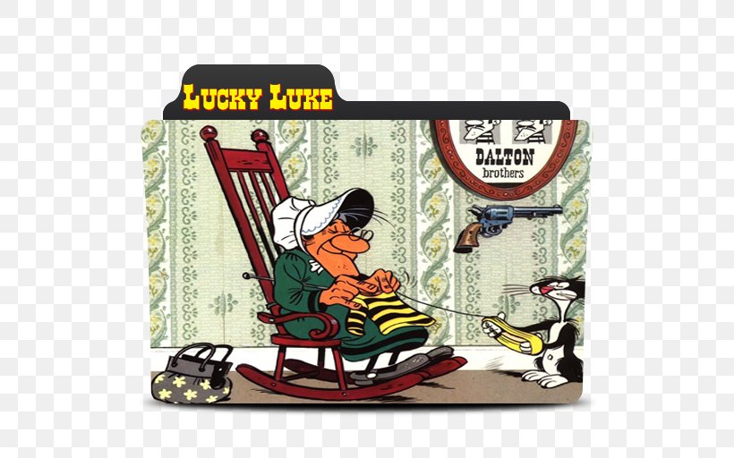 Lucky Luke, PNG, 512x512px, Rantanplan, Brand, Cartoonist, Comics, Daltons Download Free