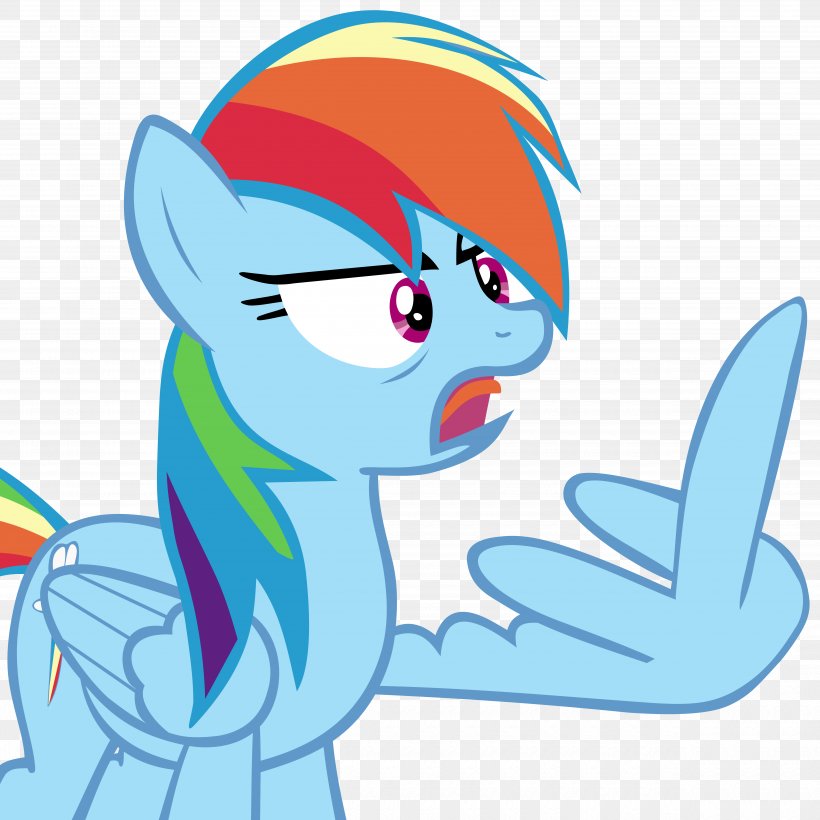 Rainbow Dash Pony Art Middle Finger, PNG, 5000x5000px, Watercolor, Cartoon, Flower, Frame, Heart Download Free