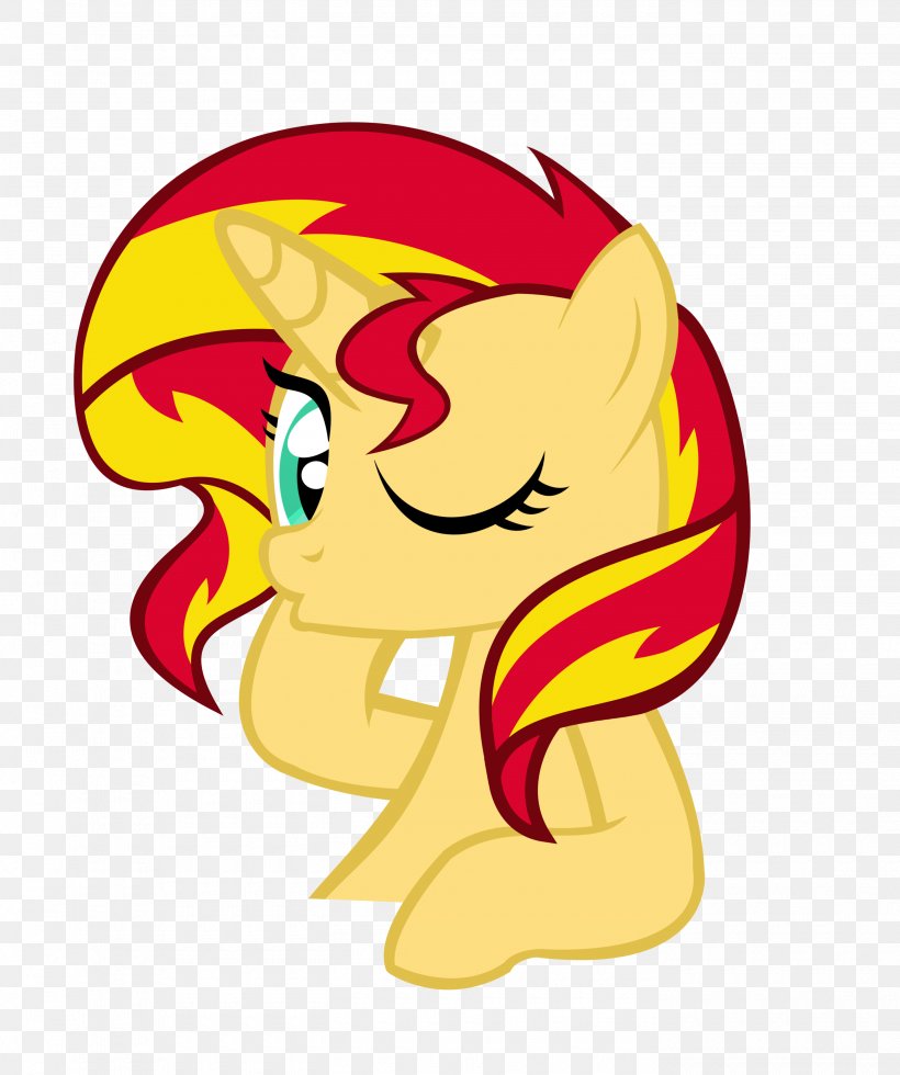 Sunset Shimmer Horse Pony DeviantArt, PNG, 2800x3348px, Watercolor, Cartoon, Flower, Frame, Heart Download Free