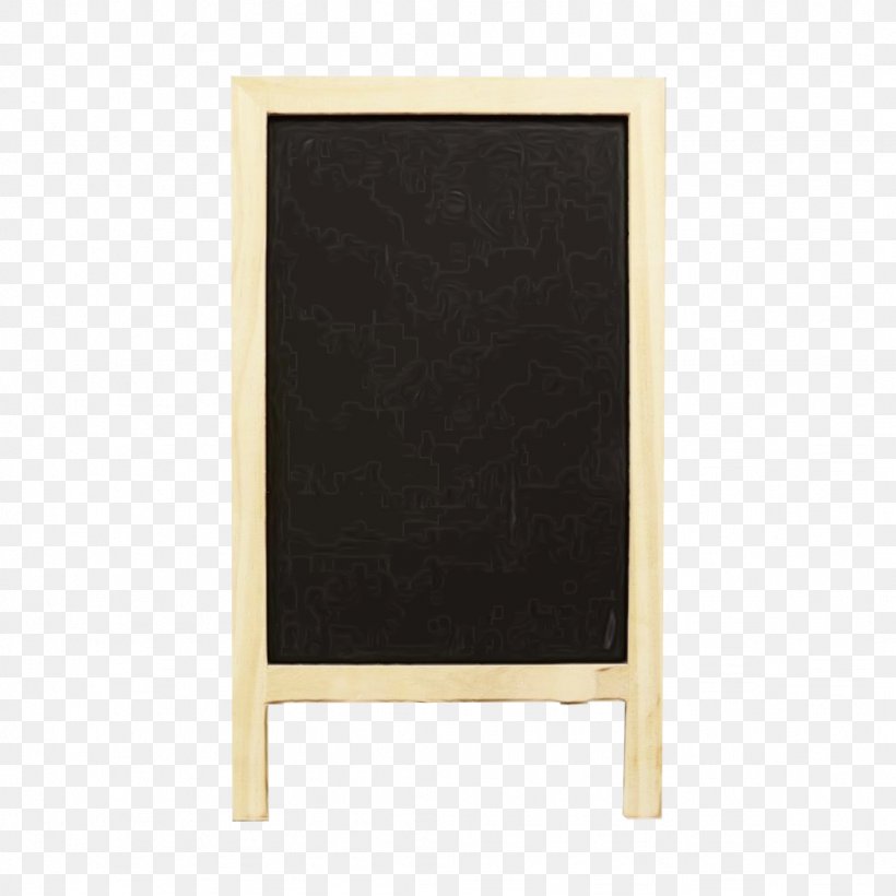 Blackboard Furniture Table Rectangle Wood, PNG, 1024x1024px, Watercolor, Blackboard, Furniture, Paint, Rectangle Download Free