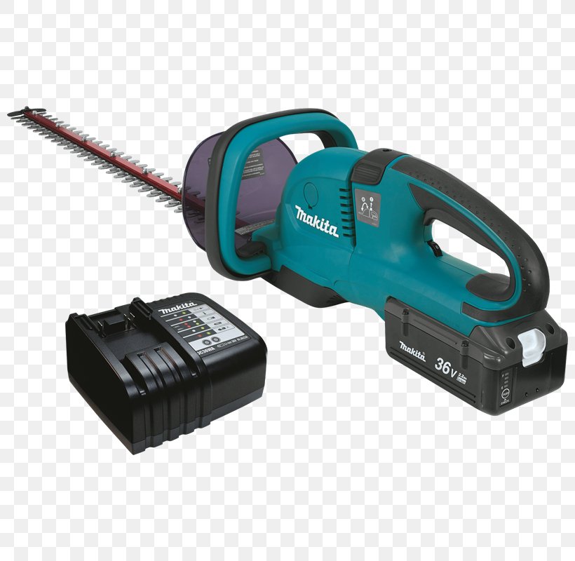 Hedge Trimmer Makita String Trimmer Lithium-ion Battery Tool, PNG, 800x800px, Hedge Trimmer, Edger, Electric Battery, Grass Shears, Hardware Download Free