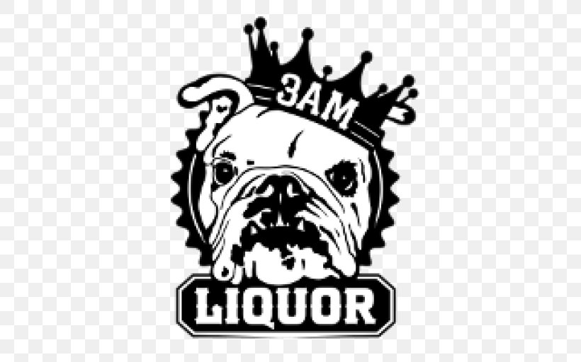 Kelly's-Chica-Boom-Room Distilled Beverage Dog Breed Beer Non-sporting Group, PNG, 512x512px, Distilled Beverage, Beer, Black And White, Brand, Carnivoran Download Free