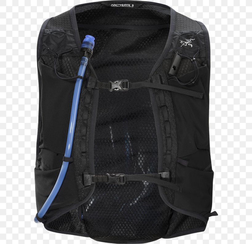 Arc'teryx Backpack Gilets T-shirt Running, PNG, 600x794px, Backpack, Bag, Black, Electric Blue, Gilets Download Free