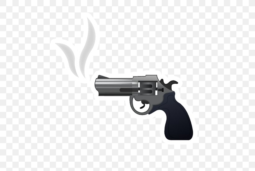 Emoji Handgun Revolver Pistol, PNG, 550x550px, Watercolor, Cartoon, Flower, Frame, Heart Download Free