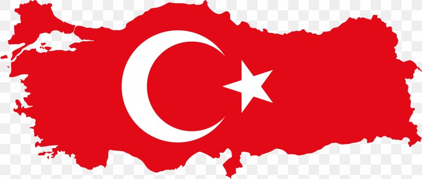 Flag Of Turkey Map Clip Art, PNG, 2294x974px, Turkey, Flag Of Turkey, Love, Map, Red Download Free