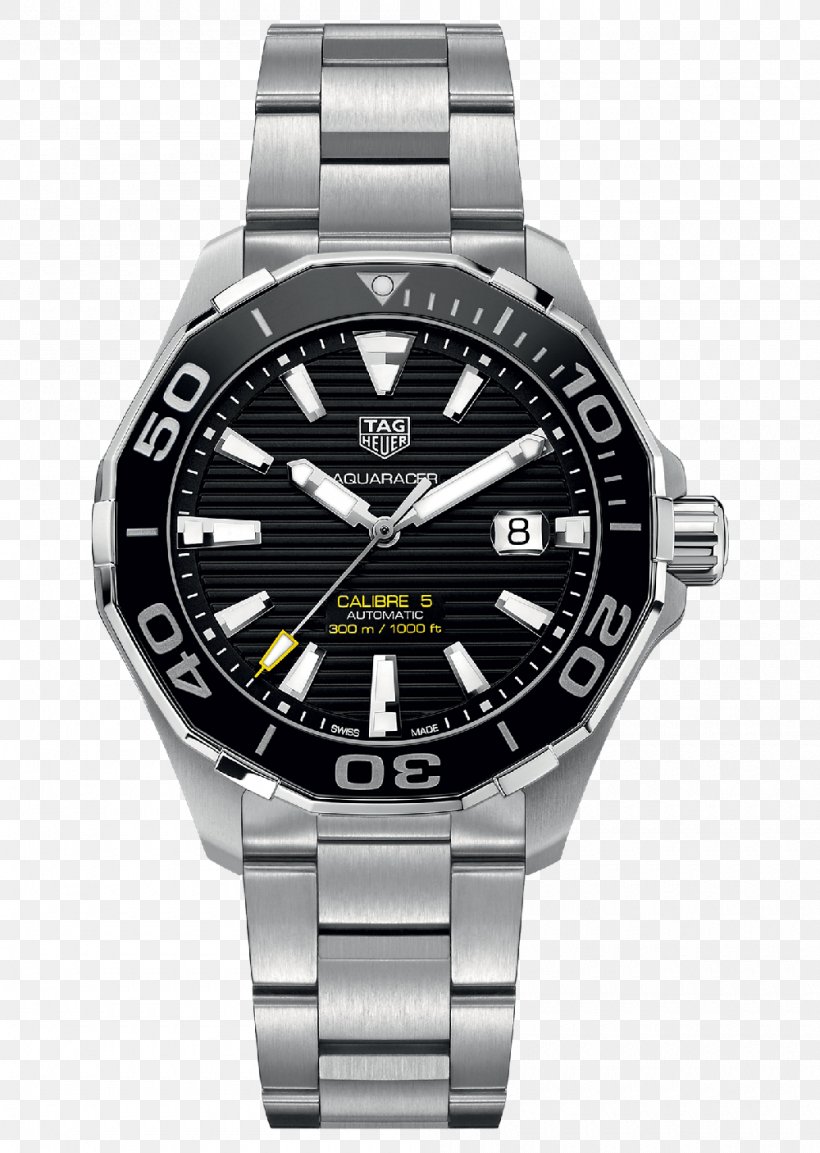 TAG Heuer Aquaracer Calibre 5 Automatic Watch TAG Heuer Aquaracer Caliber 5, PNG, 1000x1407px, Tag Heuer Aquaracer, Automatic Watch, Brand, Chronograph, Jewellery Download Free