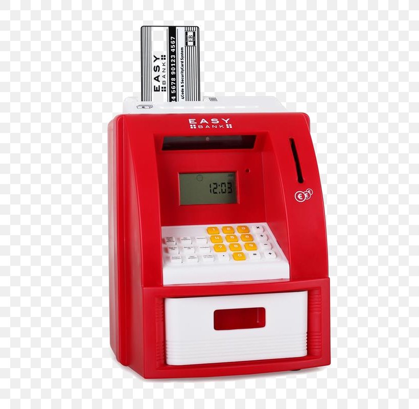 Automated Teller Machine Piggy Bank Toy Money, PNG, 800x800px, Automated Teller Machine, Account, Bank, Cashier, Child Download Free