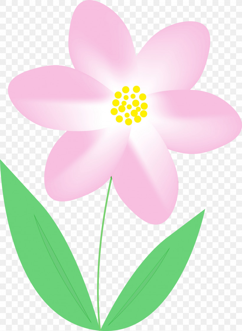 Petal Pink Flower Plant Pedicel, PNG, 2193x3000px, Watercolor, Flower, Paint, Pedicel, Petal Download Free