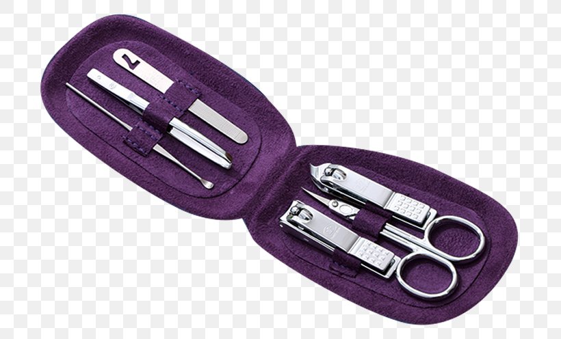 purple nail clippers