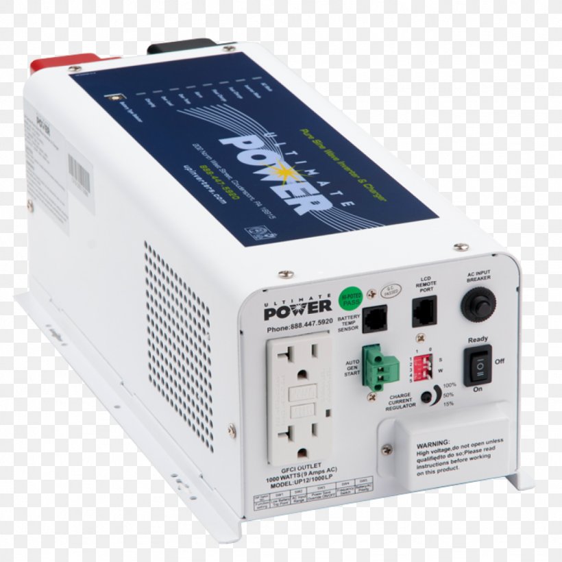 Power Inverters Battery Charger Electronics Electric Power Alternating Current, PNG, 1024x1024px, Power Inverters, Alternating Current, Battery Charger, Capacitor, Computer Component Download Free
