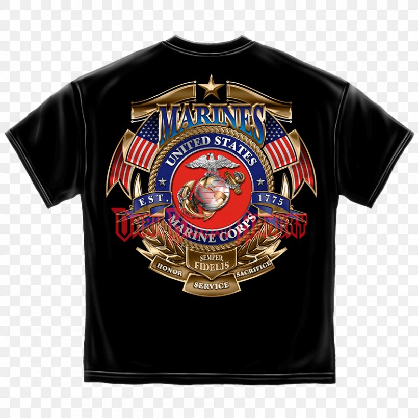 United States Marine Corps Birthday Semper Fidelis T-shirt, PNG, 850x850px, United States, Badge, Bluza, Brand, Drill Instructor Download Free