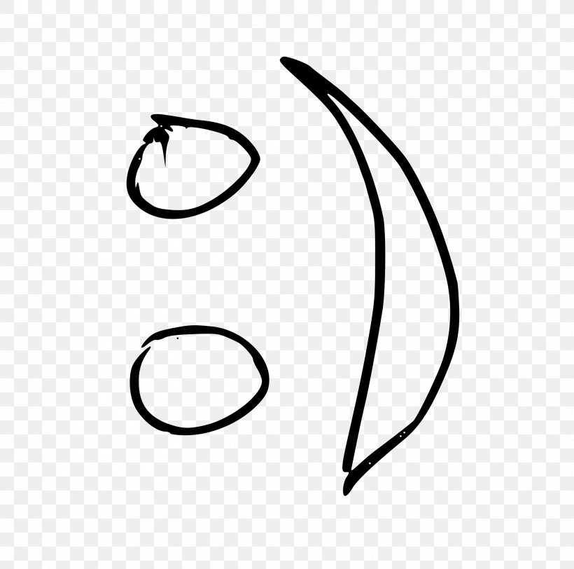 Smiley Emoticon Clip Art, PNG, 2421x2400px, Smiley, Area, Black, Black And White, Emoticon Download Free