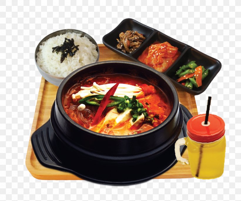 Sundubu-jjigae Kimchi-jjigae Tteok-bokki Korean Cuisine Vegetarian Cuisine, PNG, 875x729px, Sundubujjigae, Asian Food, Chinese Food, Comfort Food, Cookware And Bakeware Download Free