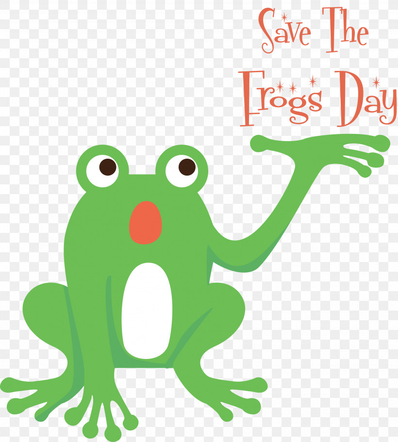 Save The Frogs Day World Frog Day, PNG, 2699x3000px, True Frog, Animal Figurine, Cartoon, Frogs, Text Download Free