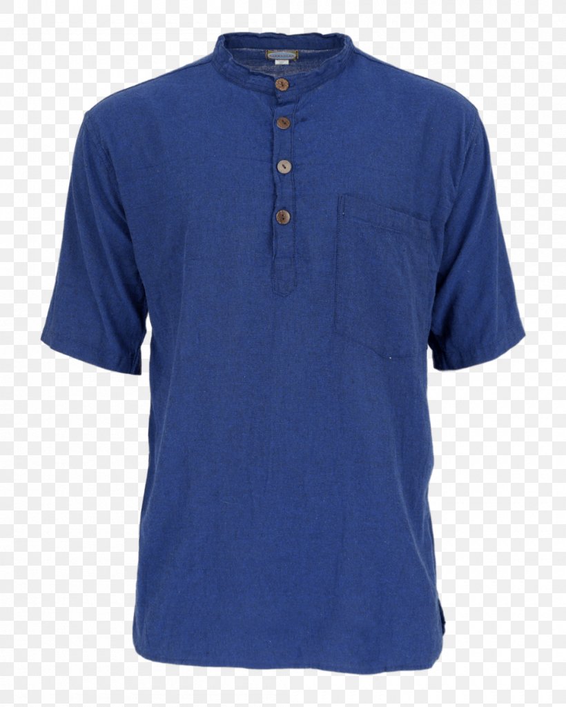 T-shirt Sleeve Polo Shirt Clothing Top, PNG, 1000x1250px, Tshirt, Active Shirt, Blue, Button, Clothing Download Free