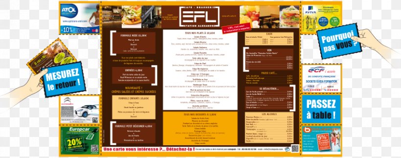 Table Advertising Place Mats Menu Restaurant, PNG, 850x335px, Table, Advertising, Bar, Brand, Brasserie Download Free