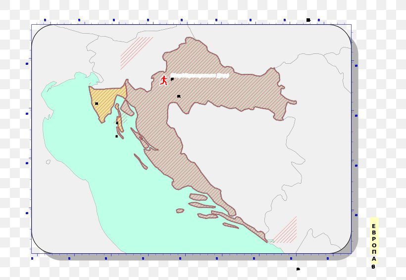 Zadar Line Point Ecoregion Map, PNG, 800x566px, Zadar, Animal, Area, Croatia, Ecoregion Download Free