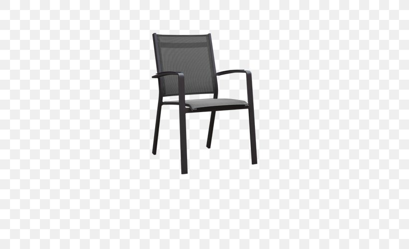 Chair Table Garden Furniture Material, PNG, 500x500px, Chair, Armrest, Black, Chaise Empilable, Folding Chair Download Free