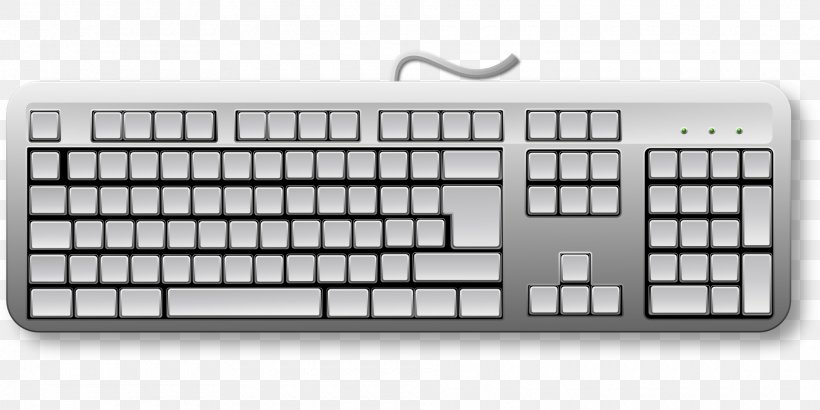 Computer Keyboard Computer Mouse Vector Graphics Drawing, PNG, 1920x960px, Computer Keyboard, Blank, Brand, Computer, Computer Component Download Free