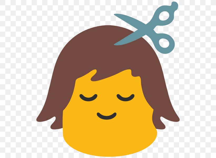 Emoji Hairstyle Barber Smiley Emoticon, PNG, 600x600px, Emoji, Art, Barber, Beauty Parlour, Cartoon Download Free