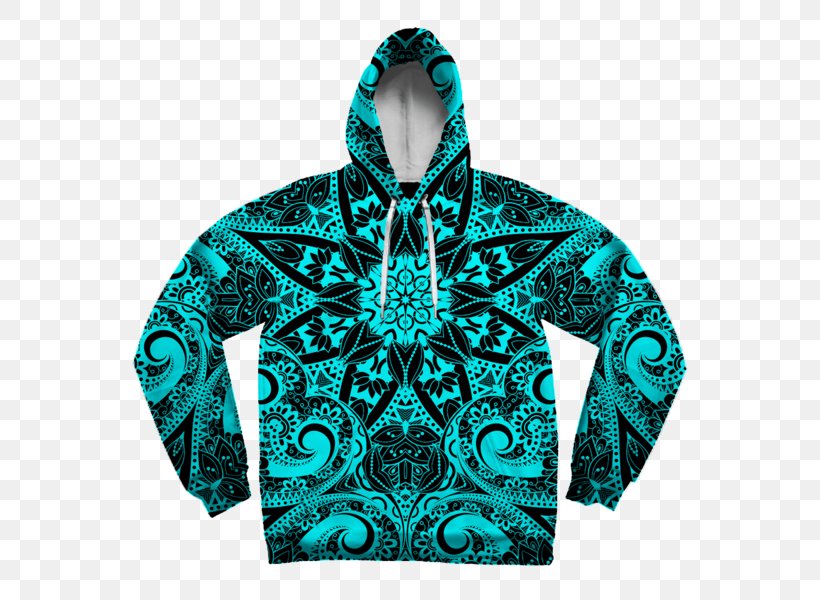 Hoodie Jumper Sweater Clothing Unisex, PNG, 600x600px, Hoodie, Aqua, Clothing, Electric Blue, Electro Threads Download Free