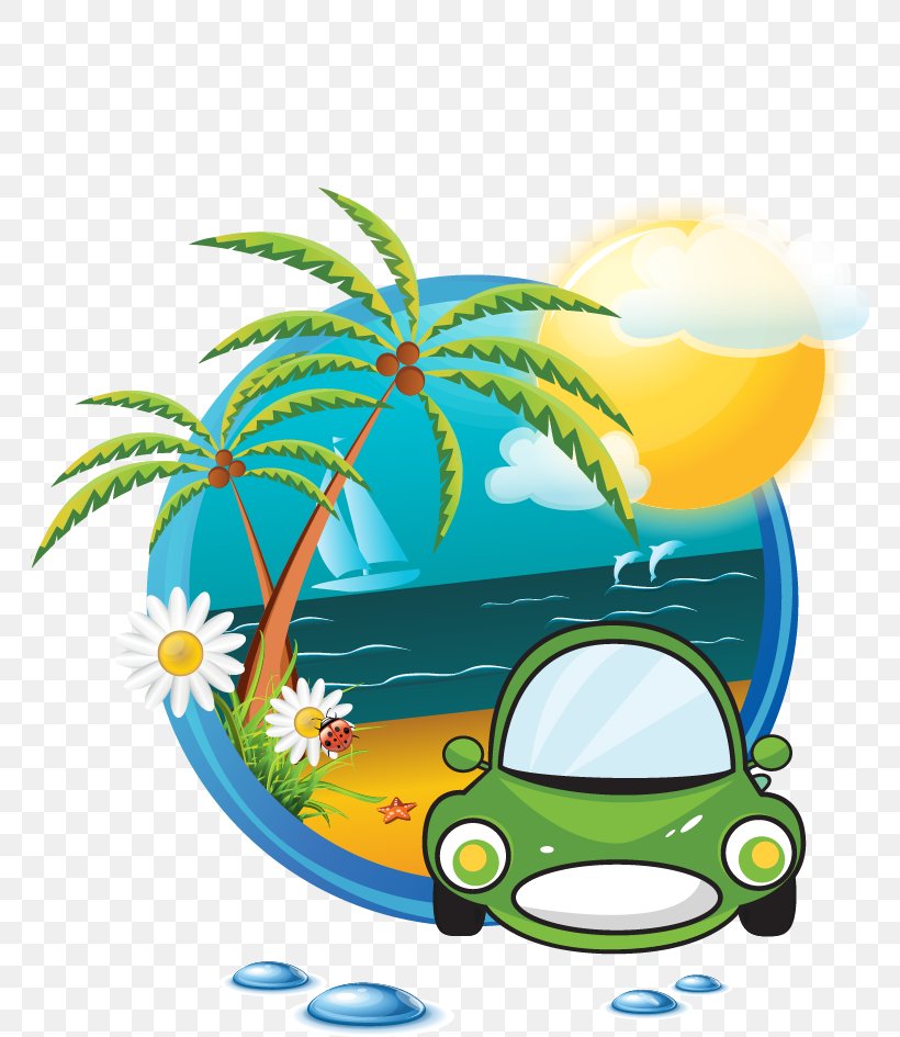 Beach Logo Summer Clip Art, PNG, 764x945px, Beach, Green, Leaf, Logo, Plant Download Free
