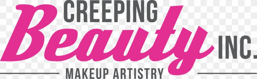 Logo Graphic Design Creeping Beauty Inc Art, PNG, 1408x434px, Logo, Art, Brand, Industry, Magenta Download Free