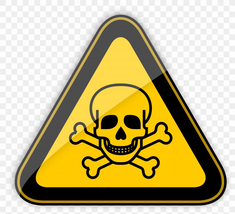 Toxicity Warning Label Hazard Symbol Sticker, PNG, 5000x4552px, Toxicity, Emoticon, Hazard, Hazard Symbol, Hazardous Waste Download Free