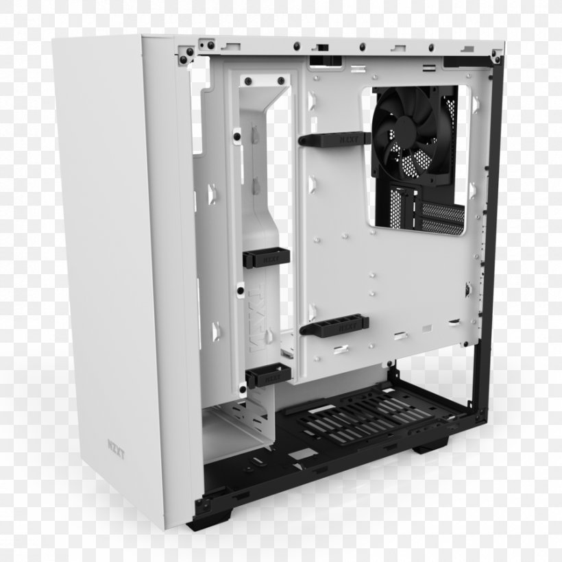 Computer Cases & Housings Power Supply Unit Nzxt MicroATX, PNG, 900x900px, Computer Cases Housings, Atx, Cable Management, Computer Case, Computer Port Download Free