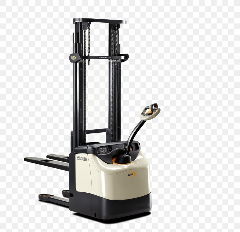 Forklift Crown Equipment Corporation Material-handling Equipment Pallet Material Handling, PNG, 1140x1100px, Forklift, Crown Equipment Corporation, Elevator, Heavy Machinery, Machine Download Free
