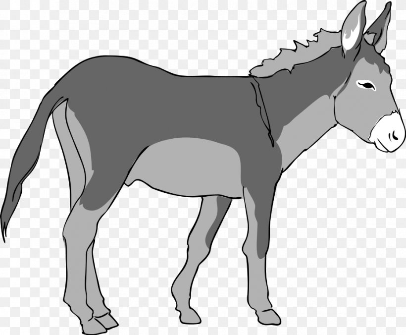 Donkey Free Content Clip Art, PNG, 931x768px, Donkey, Art, Black And White, Blog, Bridle Download Free