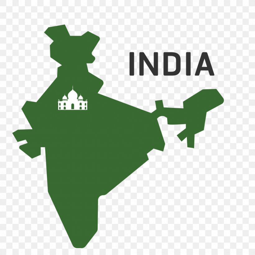 India Vector Map Royalty-free Clip Art, PNG, 1000x1000px, India, Area, Brand, Grass, Green Download Free