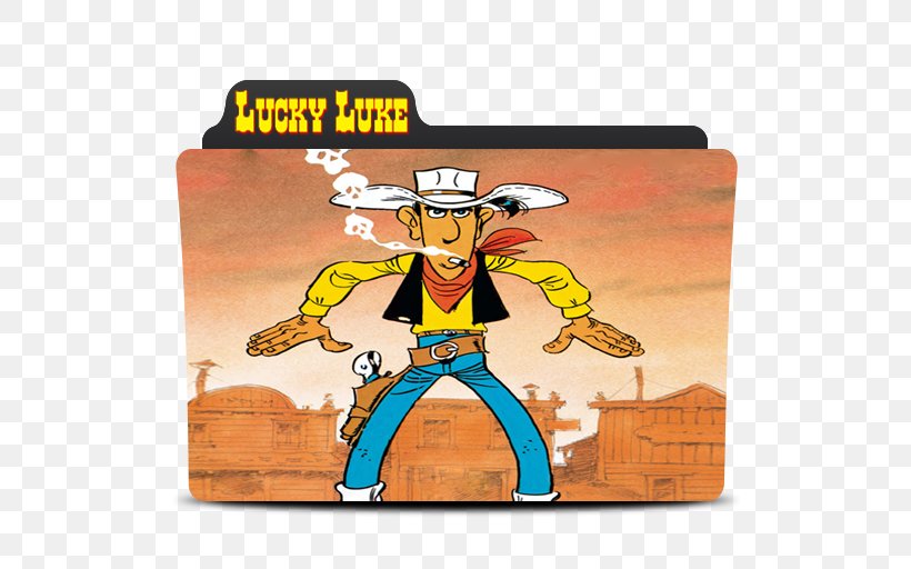 Lucky Luke, PNG, 512x512px, Cowboy, Animated Cartoon, Character, Daisy Town, Fiction Download Free