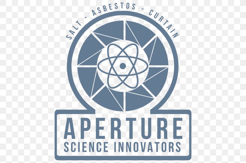 Portal 2 Aperture Laboratories Science Logo, PNG, 473x545px, Portal 2, Aperture, Aperture Laboratories, Area, Brand Download Free
