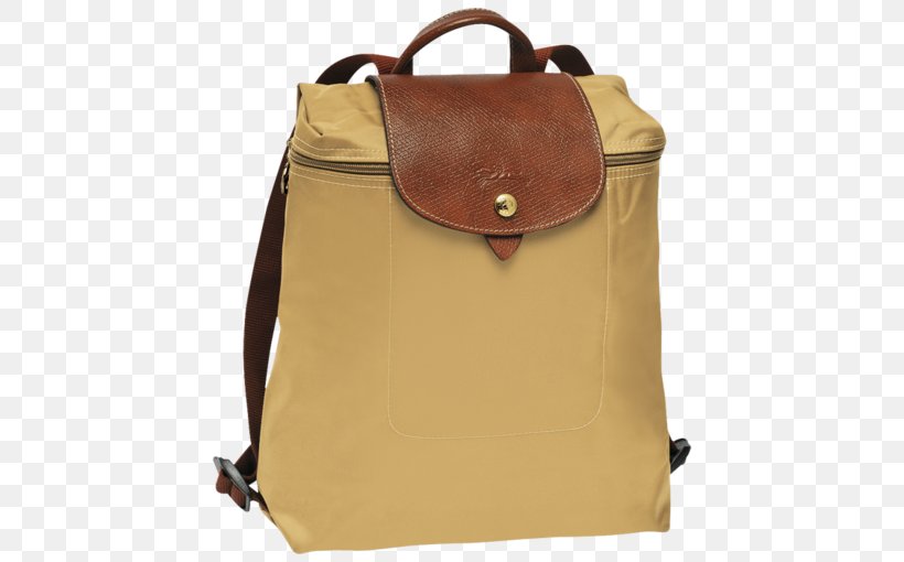 Backpack Longchamp Tote Bag Handbag, PNG, 510x510px, Backpack, Bag, Baggage, Brown, Discounts And Allowances Download Free