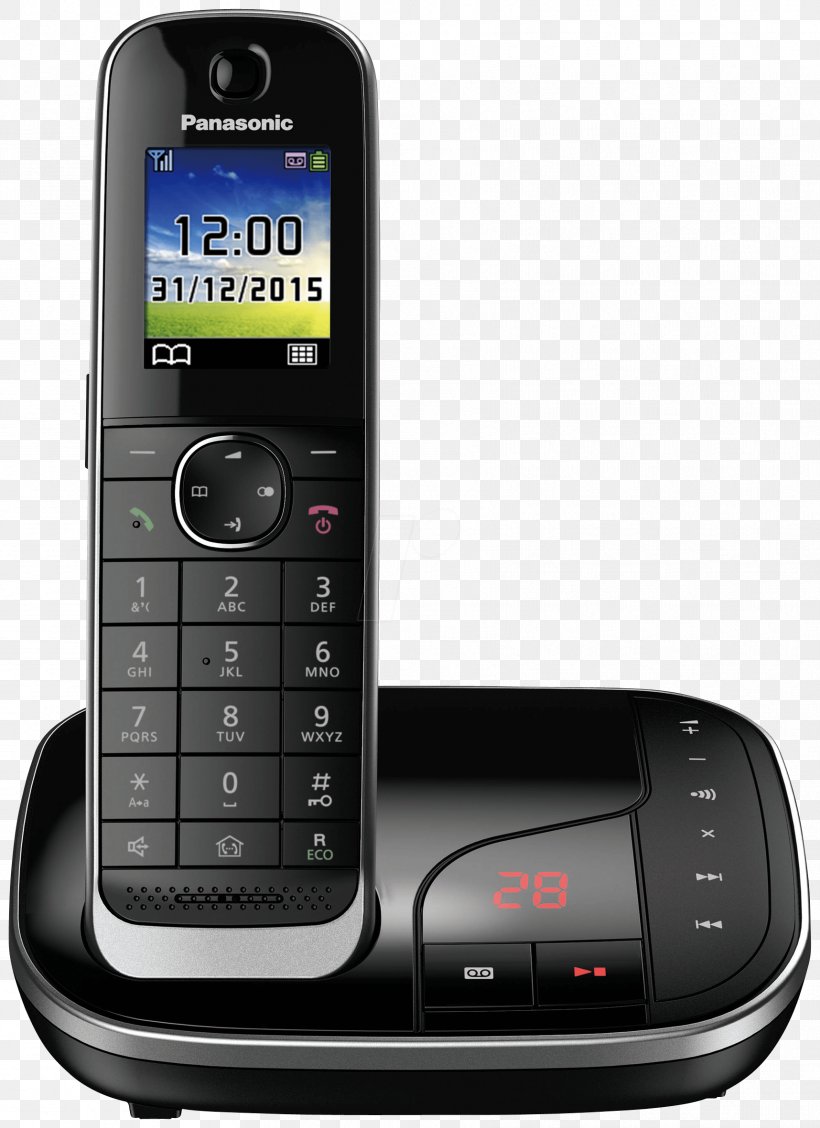 Panasonic KX-TGJ320 Cordless Telephone Cordless Panasonic, PNG, 1716x2362px, Panasonic Kxtgj320, Answering Machine, Answering Machines, Cellular Network, Communication Download Free