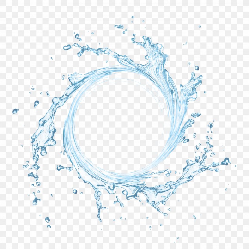 Water Cycle Drop Clip Art, PNG, 2744x2744px, Water, Artwork, Blue, Drop, Ice Download Free