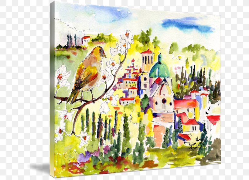 Watercolor Painting Art Gallery Wrap Acrylic Paint, PNG, 650x595px, Painting, Acrylic Paint, Acrylic Resin, Art, Artwork Download Free