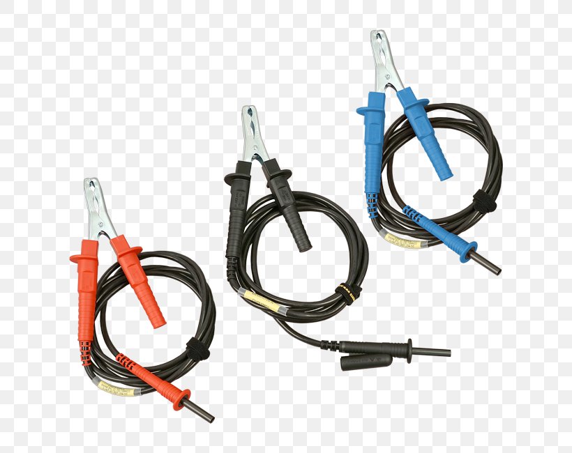 Electrical Cable Multimeter Megohmmeter Lead Electrical Connector, PNG, 650x650px, Electrical Cable, Cable, Crocodile Clip, Electric Current, Electrical Connector Download Free