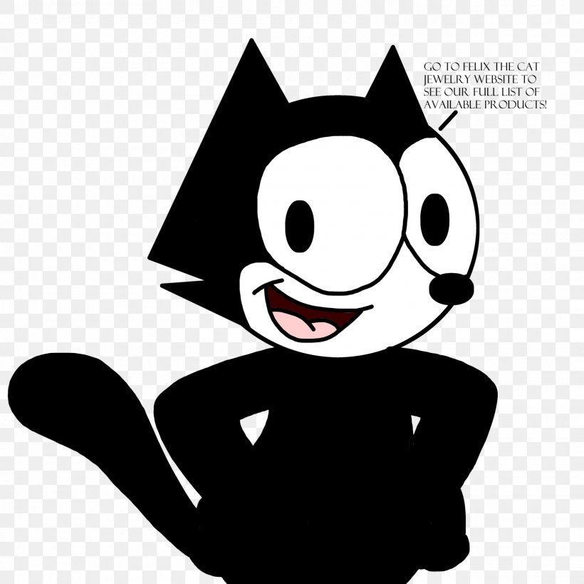 Felix The Cat Marvin Acme Animated Film Cartoon, PNG, 1600x1600px, Felix The Cat, Animated Film, Artwork, Black, Black And White Download Free