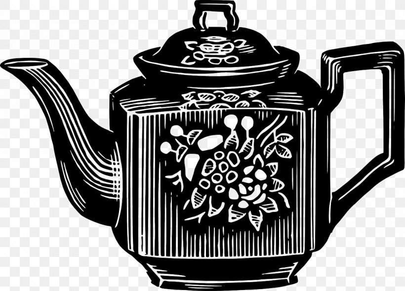 Teapot Drink Teacup Clip Art, PNG, 1280x920px, Tea, Black And White, Brand, Coffee, Coffee Cup Download Free