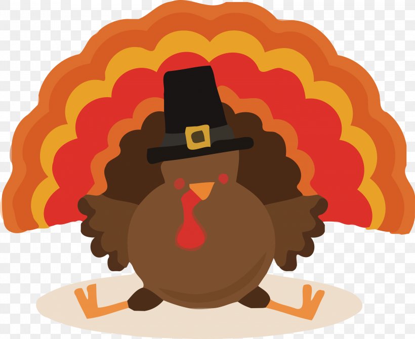 Thanksgiving Turkey, PNG, 3000x2453px, Thanksgiving Turkey, Cartoon, Hat, Headgear Download Free