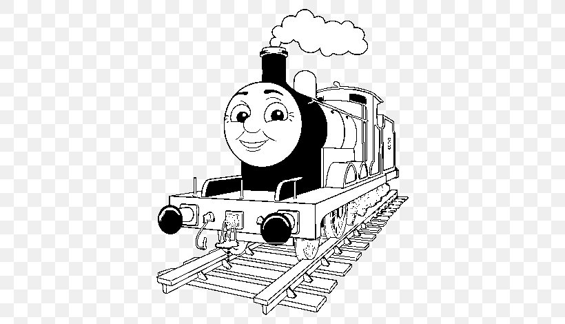 Thomas James The Red Engine Coloring Book Edward The Blue Engine Christmas Coloring Pages, PNG, 600x470px, Thomas, Black And White, Book, Cartoon, Child Download Free