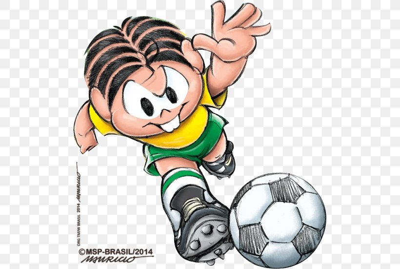 2014 FIFA World Cup Monica Brazil National Football Team Jimmy Five, PNG, 519x551px, 2014 Fifa World Cup, Animated Cartoon, Art, Artwork, Ball Download Free