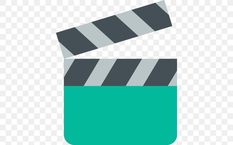 Clapperboard Film Emoji, PNG, 512x512px, 3d Film, Clapperboard, Aqua, Brand, Clapper Download Free
