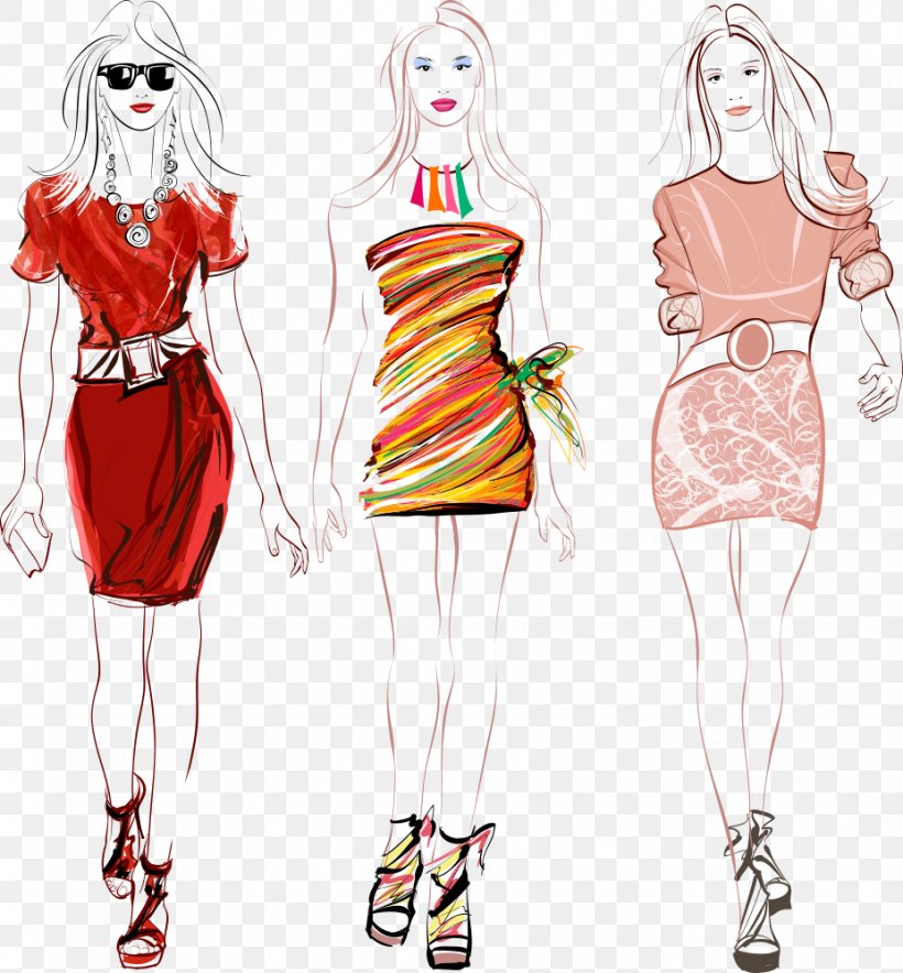 Fashion Show Clip Art, PNG, 927x1000px, Watercolor, Cartoon, Flower, Frame, Heart Download Free